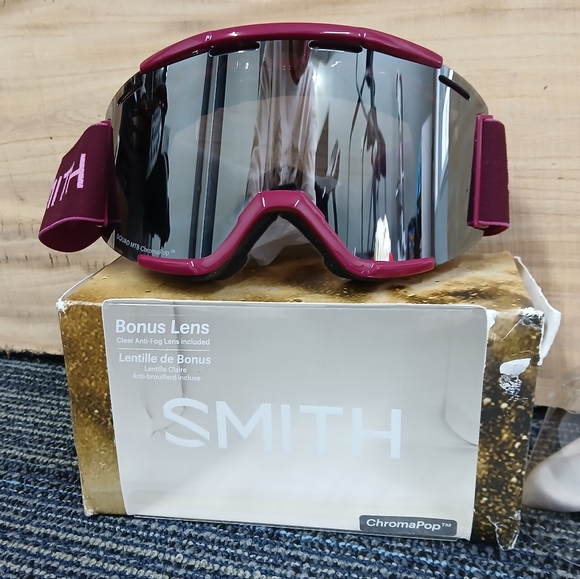SMITH Other - SMITH ChromaPop Squad MTB Goggles With Bonus Lens NWT Medium Fit